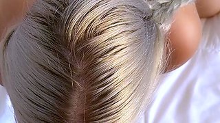 Blonde amateur babe fucking POV in public