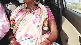 Silk Aunty Car Sex, Telugu Dirty Talks, Episode -1, Part- 3, Sexy Saree Telugu Silk Aunty with Boy Friend.