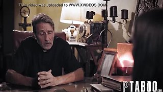 Desperate Bride Gia Paige Fucks Priest in Taboo POV Sex