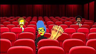 Hot Milf Mrs. Simpson Teases with Dirty Feet - Foot Fetish JOI & Cartoon Parody