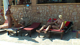 group sex on vacation on Mallorca