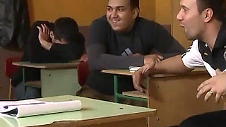 Sexy Students Flirts with Hot Teacher, Blowjobs and Fucks Hard Compilation