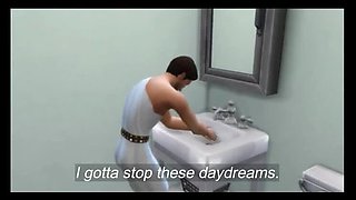 Teen Girl Next Door Seduces Married Man at Halloween Party - Sims 4 Sex Animation