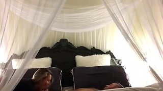 Amateur blonde wife gives a fabulous blowjob on hidden cam