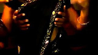 Indian Girl in Black Saree Cheats with Passionate Boob Press