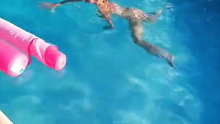 French Poolside Fantasy: Sexual Tension at the Pool.