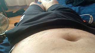 hard cock waiting for rough sex in bed