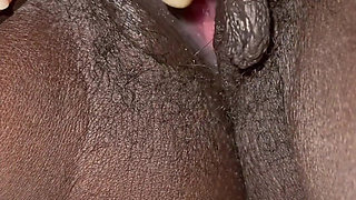 Rubbing Fingering My Wet Fat Big Labia Pussy
