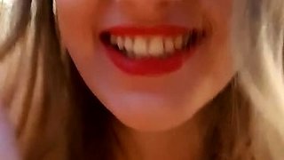 Great Big Boobs On Masturbating Redhead