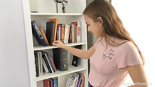 Bookworm explores vulva