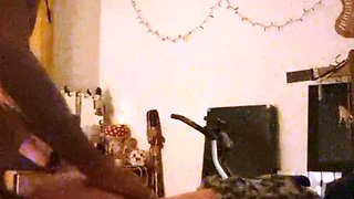 Sucking older bf's big dick until he fucks me deep