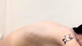 Latina teen Renae Cruz hot solo dildo masturbation