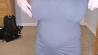 Amateur blond girl with big boobs getting fucked