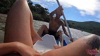 Couples swap after a kayaking adventure with Damiana and Bruna Carlos