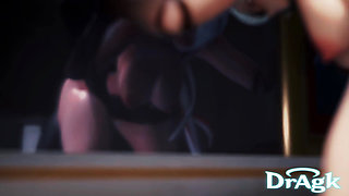 Arlecchino Gets Her Ass and Face Fucked by a Hilichurl - Genshin Impact 3D Animation Interracial Sex