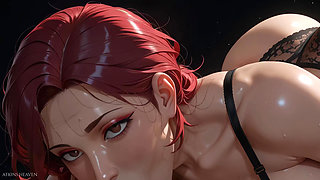 Hot Redhead Likes It Big And Black - ATKINS HEAVEN