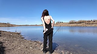 My Step Sister Scared Away All the Fish While She Was Moaning