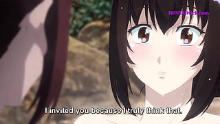 Bathroom Fun with My Girlfriend’s Hairy Stepsister(Anime Hentai)