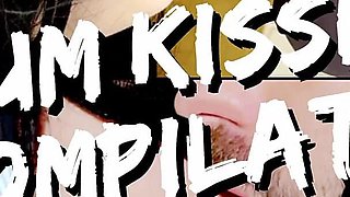 Cum Kissing Cuckold Compilation 2 - Facials and Cum Swaping for Husband