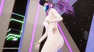 [mmd] Aespa - Supernova Akali Sexy Naked Dance League of Legends Uncensored Hentai