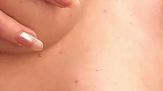 Horny Asian skinny teen caught masturbating with step brother