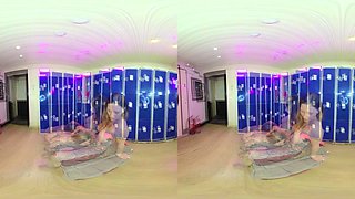 Kimberly and Melody - Squirting Locker Room Lesbians - PeepingThom