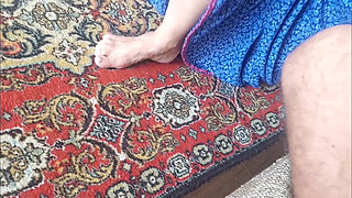 Selena's Close up Feet Posing and Blowjob Swallow