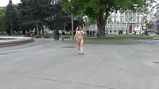 Amateur french guy public jerking