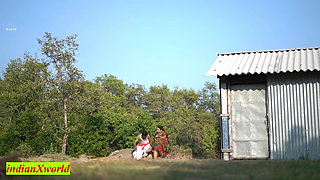 Indian Village Wife Best Romance with Another Man! Village Cheating Wife Sex