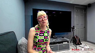 Nerd Pervert Audition 5 - Rosa Gets Spitroasted