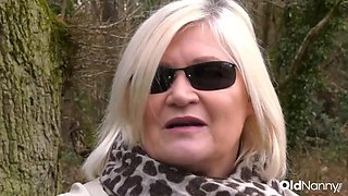 Old Nanny and Blonde Babe Passionate Lesbian Encounters