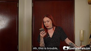 Step MILF puts on a costume before nailing me