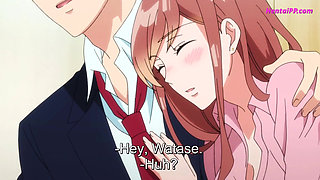 Brunette Decides To Use XL Condom On First Date ( Hentai Uncenored )