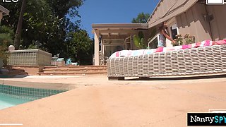 Cute Slim Brunette Babysitter Aidra Fox Fulfills Her Boss's Sexual Desires To Keep the Job