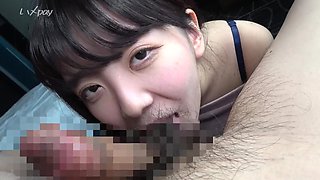 Asian cutie hot POV blowjob