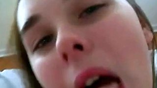 Hairy Amateur Films Herself in Bed