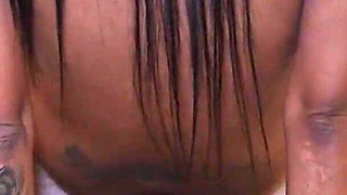 Slim and Tanned Asian Gets Her Pussy Widened by Big Cock