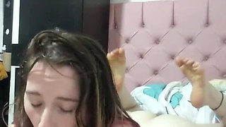 Step Sister Caught Masturbating in My Room - Part 3 - Ashleysoy2 Swallows Cum