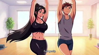 Stepmom's private Yoga Instruction turns extremely hot and taboo 3D Anime