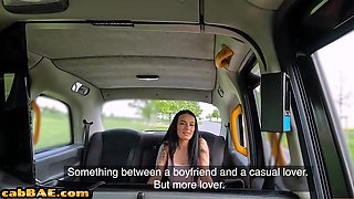 Car babe drilled by big white dick in wet pussy hole