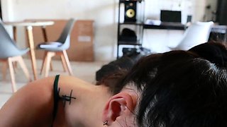 SMALL TIT BRUNETTE TATTOOED TEEN GIRLFRIEND CAUGHT IN SHOWER