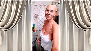 Small Moles on the Attractive Body of a Cheerful Old Woman