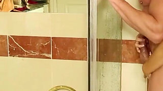 Superb blonde with big tits are pleasing guy's big cock