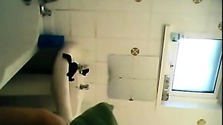 Latina mom (great tits) peeped at by stepson