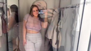 Hot Stepmom With Juicy Tits Does Try On Haul