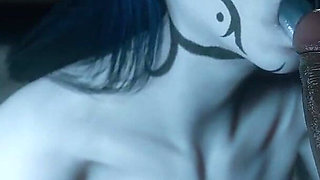 Madruga3d Hungry Succubus Gets Her Throat Destroyed by BBC - Swallowing Every Drop of Cum